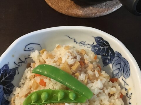 楽しよう！どんどん面倒を省いた筍混ぜご飯♪